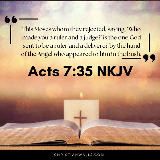 Acts 7:35 NKJV images pictures quotes