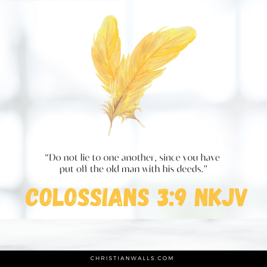Colossians 3:9 NKJV images pictures quotes