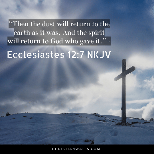 Ecclesiastes 12:7 NKJV images pictures quotes