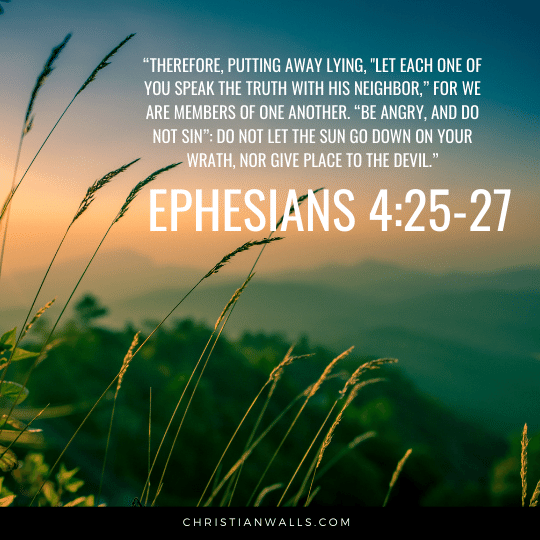 Ephesians 4:25-27 images pictures quotes