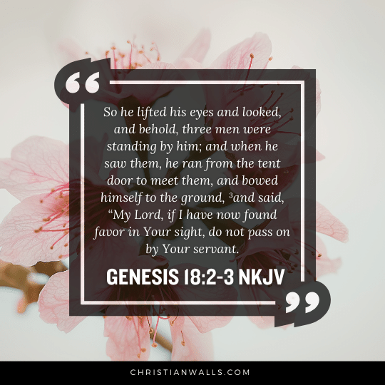 Genesis 18:2-3 NKJV images pictures quotes