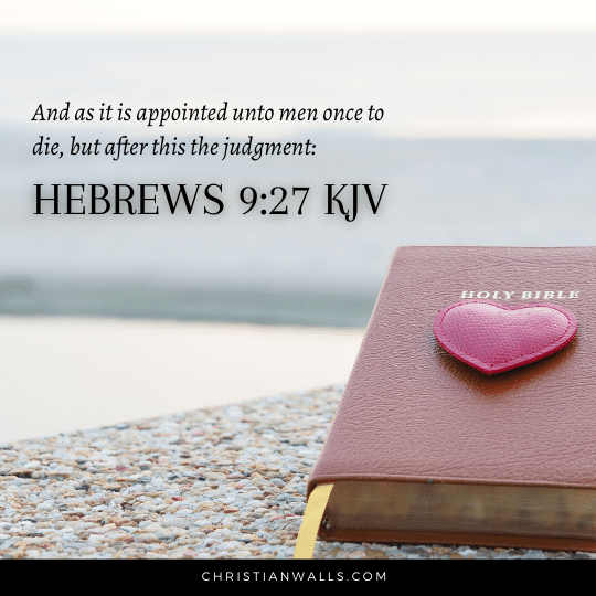 Hebrews 9:27 KJV images pictures quotes