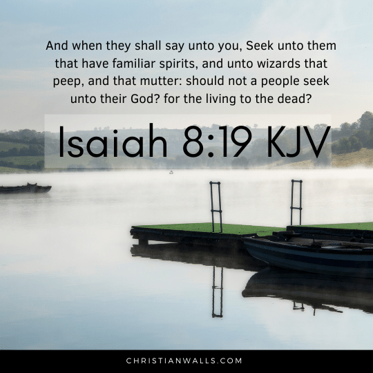 Isaiah 8:19 KJV images pictures quotes