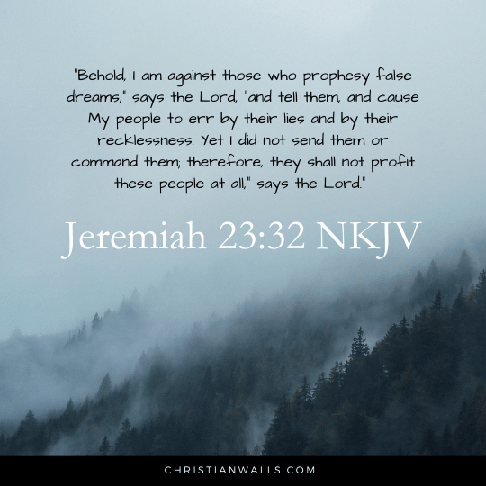 Jeremiah 23:32 NKJV images pictures quotes