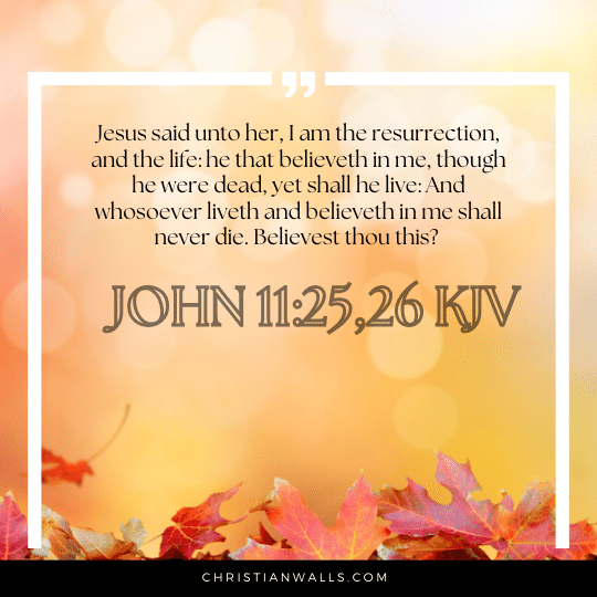 John 11:25,26 KJV images pictures quotes