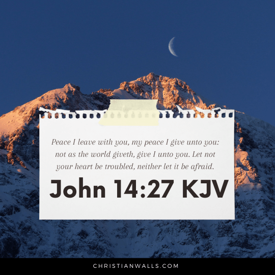 John 14:27 KJV images pictures quotes