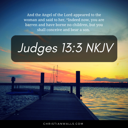 Judges 13:3 NKJV images pictures quotes