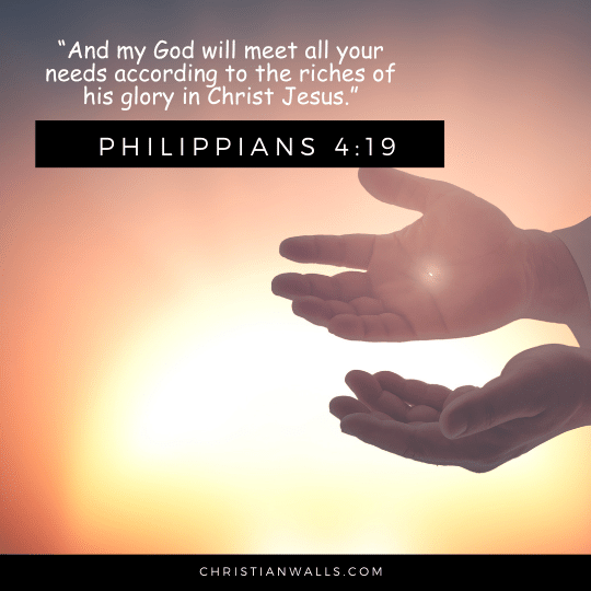 Philippians 4:19 images pictures quotes