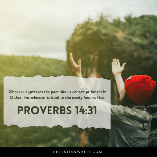 Proverbs 14:31 images pictures quotes