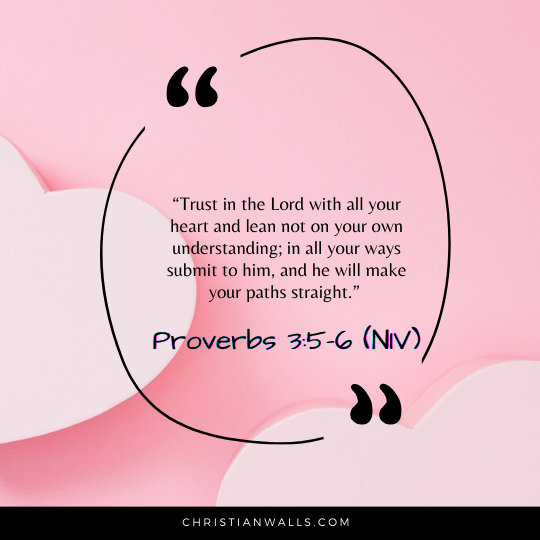 Proverbs 3:5-6 (NIV) images pictures quotes