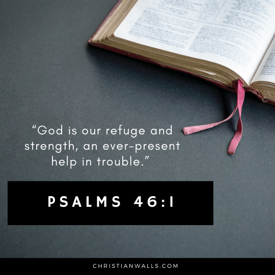 Psalms 46:1 images pictures quotes