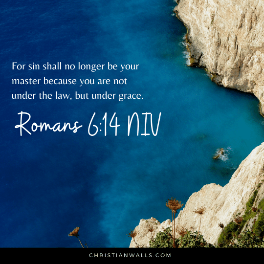 Romans 6:14 NIV images pictures quotes