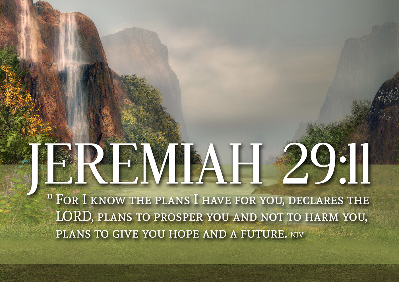 Jeremiah 2911 Niv 6 Bible Verse Canvas Wall Art