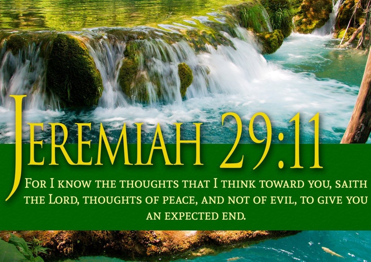 Jeremiah 2911 Kjv 11 Bible Verse Canvas Wall Art