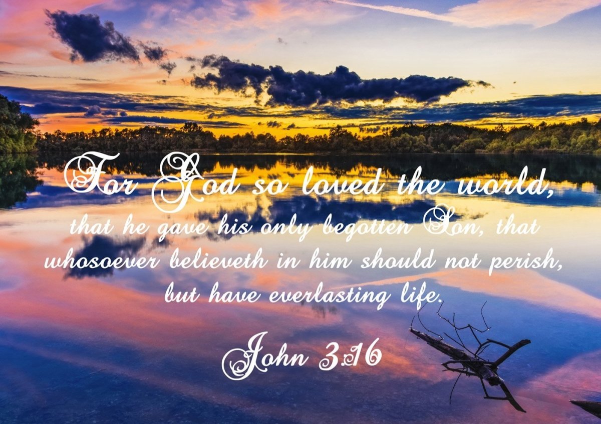 john 316 bible verse images