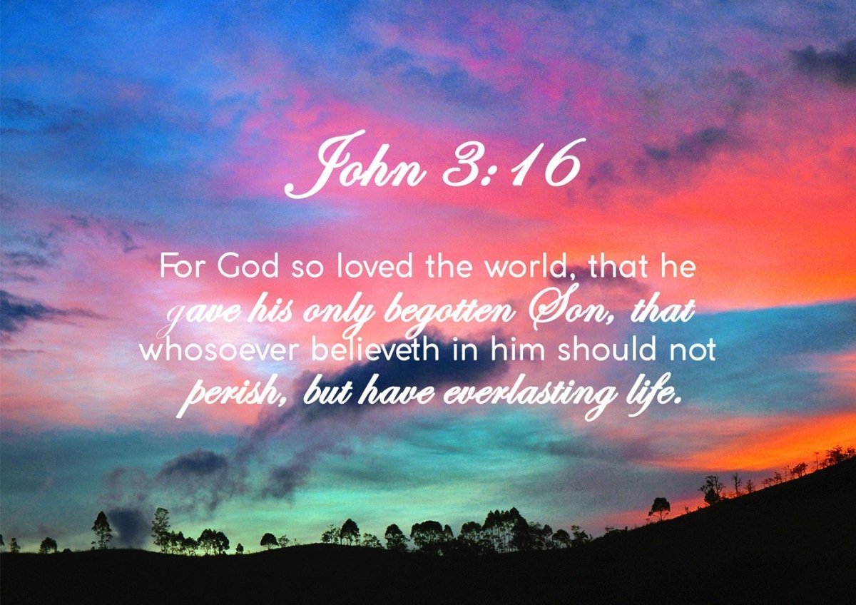 bible verse john 3 16 wallpaper
