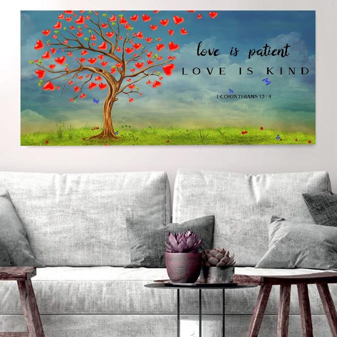 17 Beautiful Love Is Patient Love Is Kind Wall Art Decor