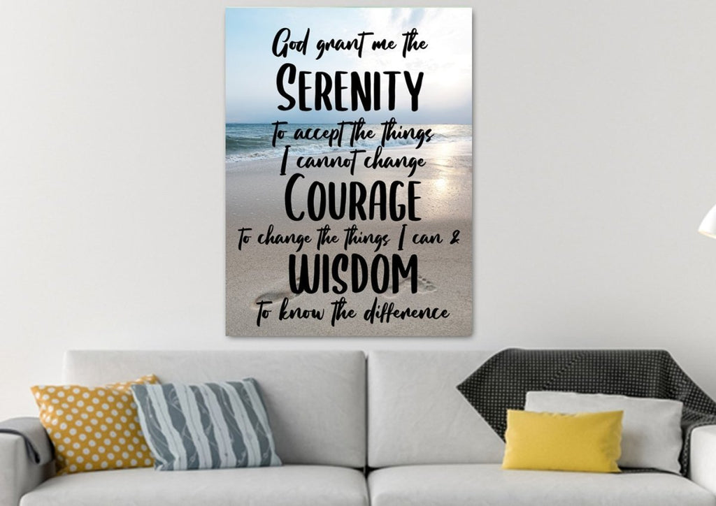 Featured image of post Large Serenity Prayer Wall Art serenity prayer textual art on wood has a fresh modern look