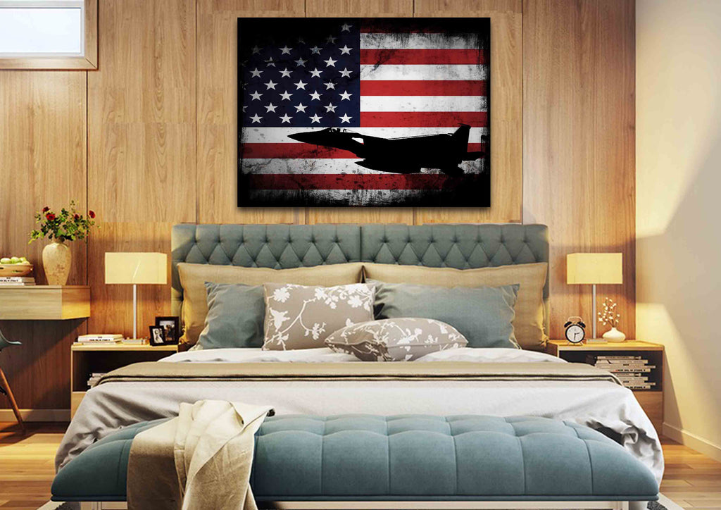 american flag room decor