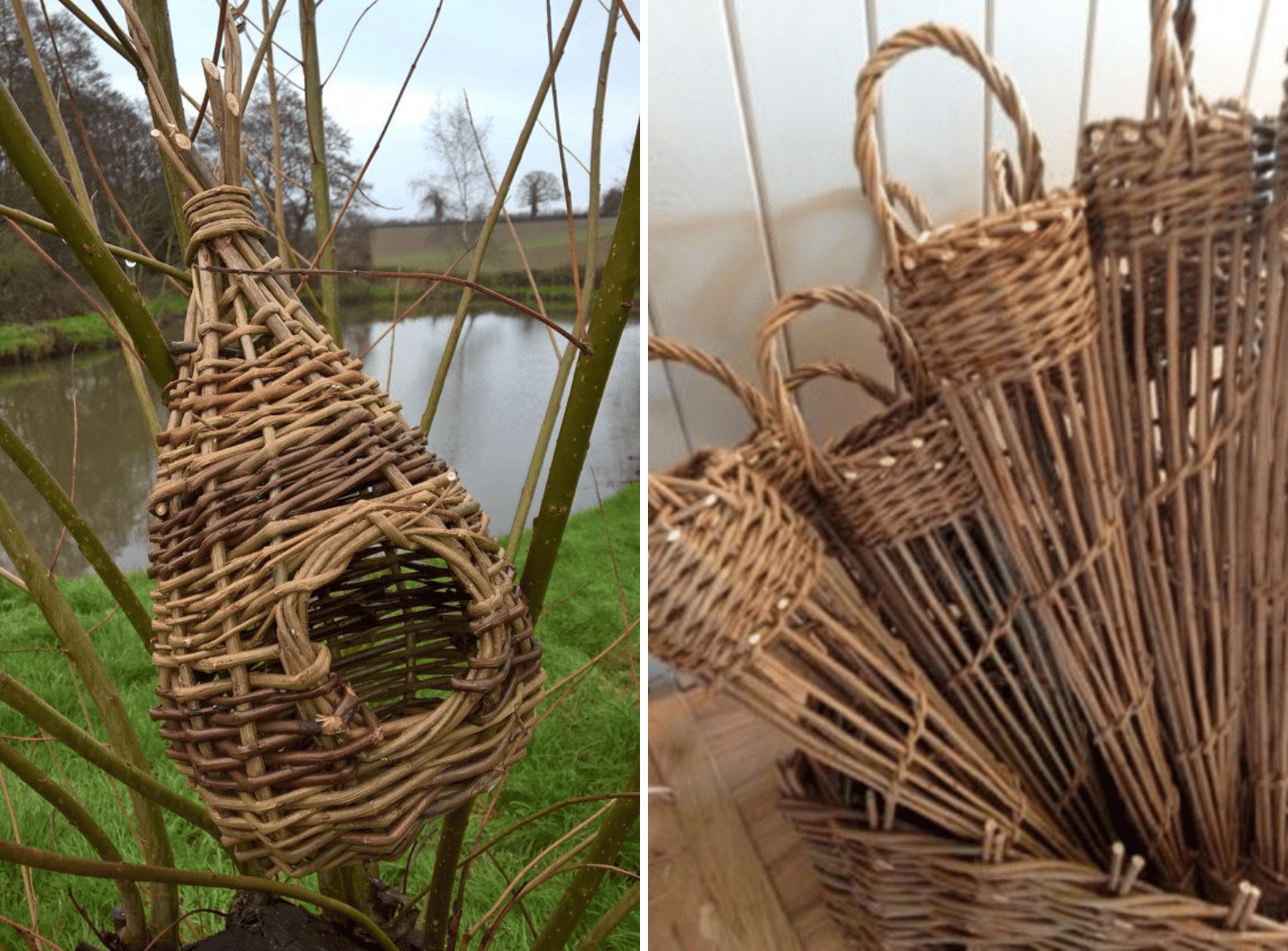 willow craft bird feeder
