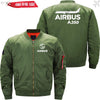 PilotX Jacket Army green thin / XS Airbus A350 with Aircraft