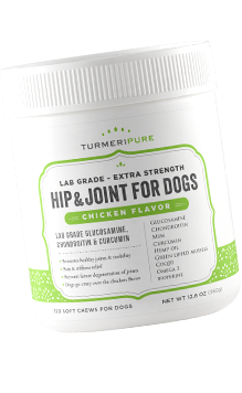 Lab Grade Glucosamine Chondroitin with Curcumin for Dogs - Chicken Fla ...