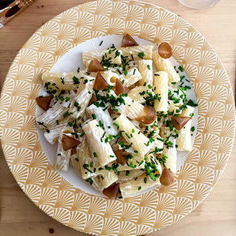 Recette de Penne à la crème et ciboulette & Cèpe