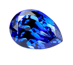 loose pear cut tanzanite stone