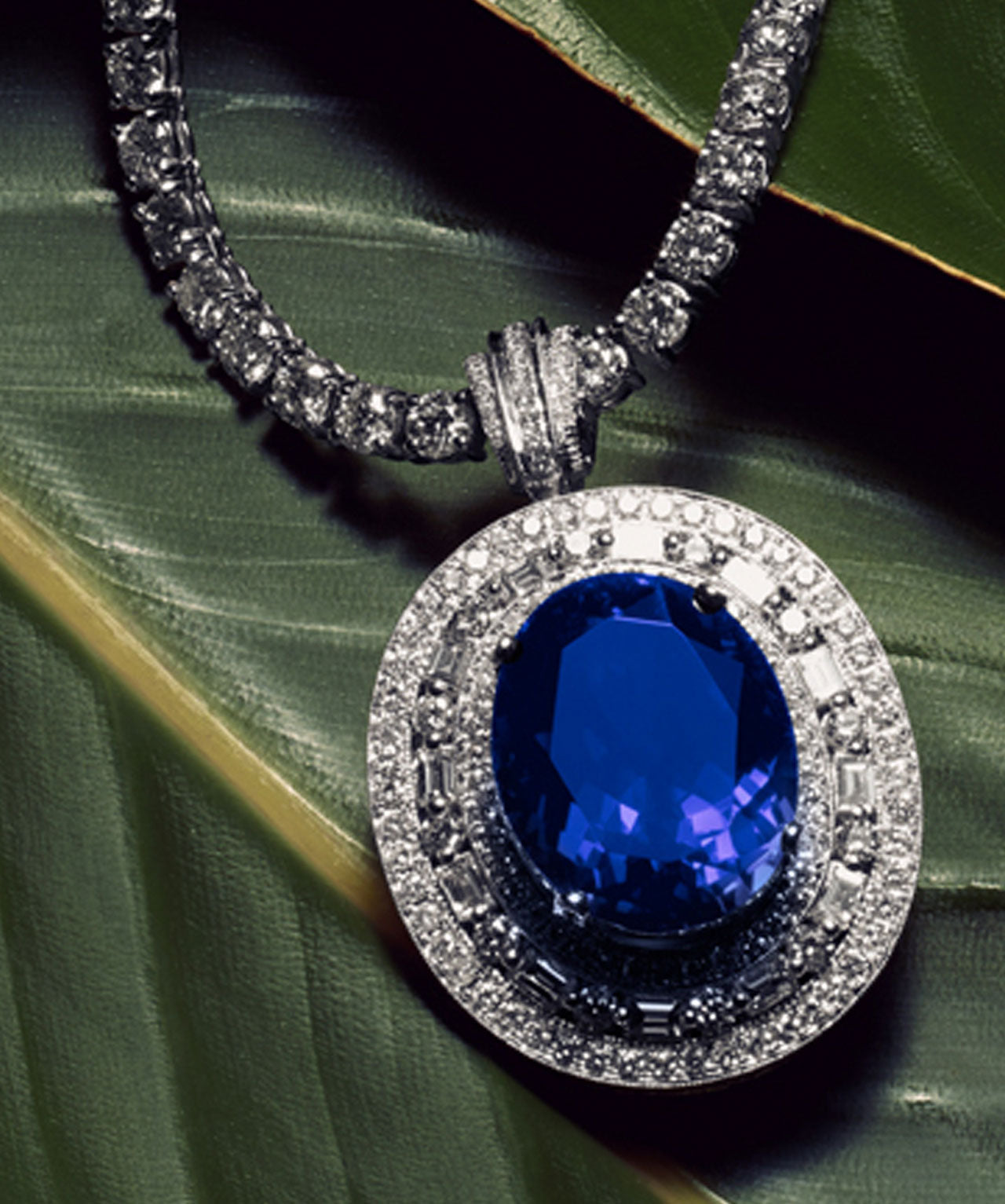 diamonds international tanzanite necklace