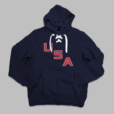 lace up hockey hoodie