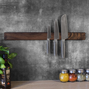 Custom Handmade Magnetic Knife Holder,Resin and Olive Wood Knife Rack, –  Luxury Woodie