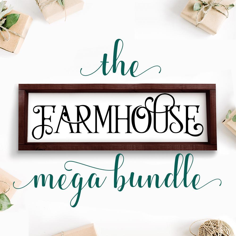 Download Farmhouse Style Mega Svg File Bundle With Lifetime Updates Board Batten Design Co
