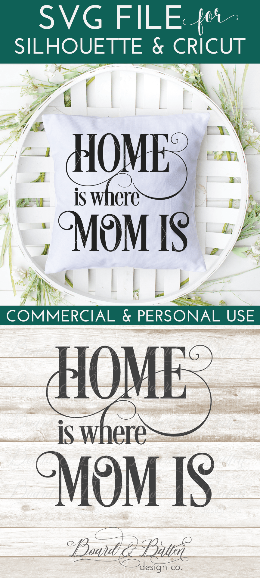 Download Home Is Where Mom Is SVG File For Mother's Day - Board ...