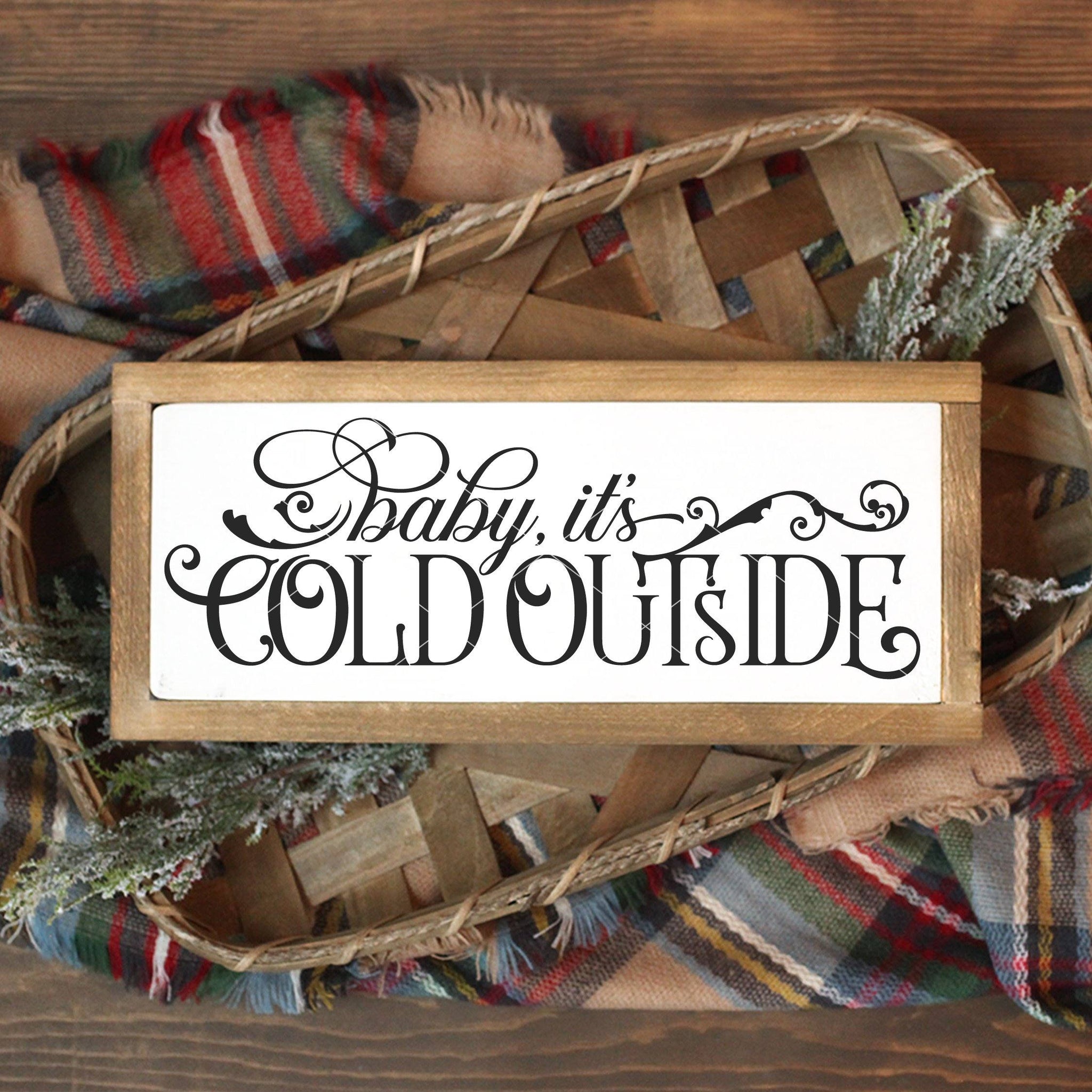 Download Baby it's Cold Outside SVG - Board & Batten Design Co.