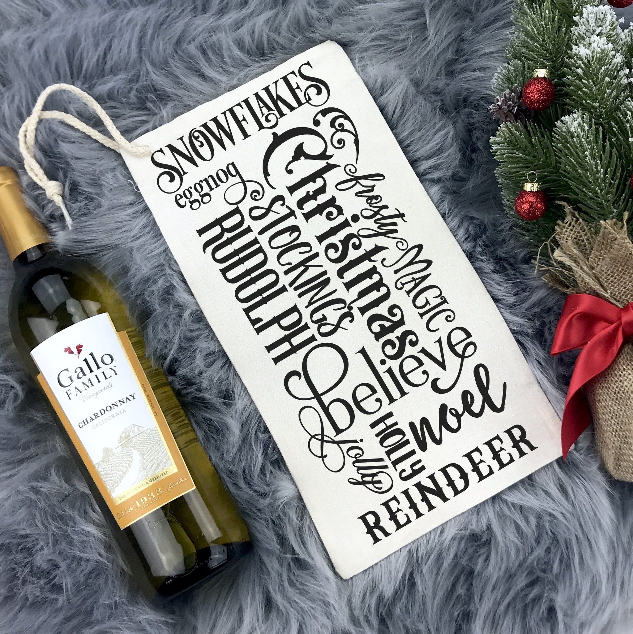 Download Christmas Subway Art Svg For Wine Bottle Bag Board Batten Design Co