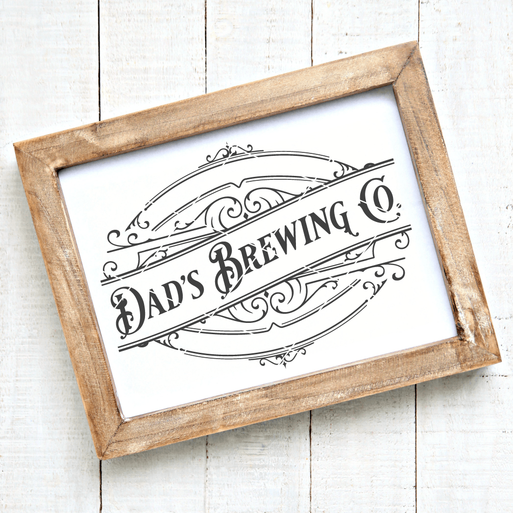 Dad's Brewing Co Vintage SVG File for Fathers - Board ...