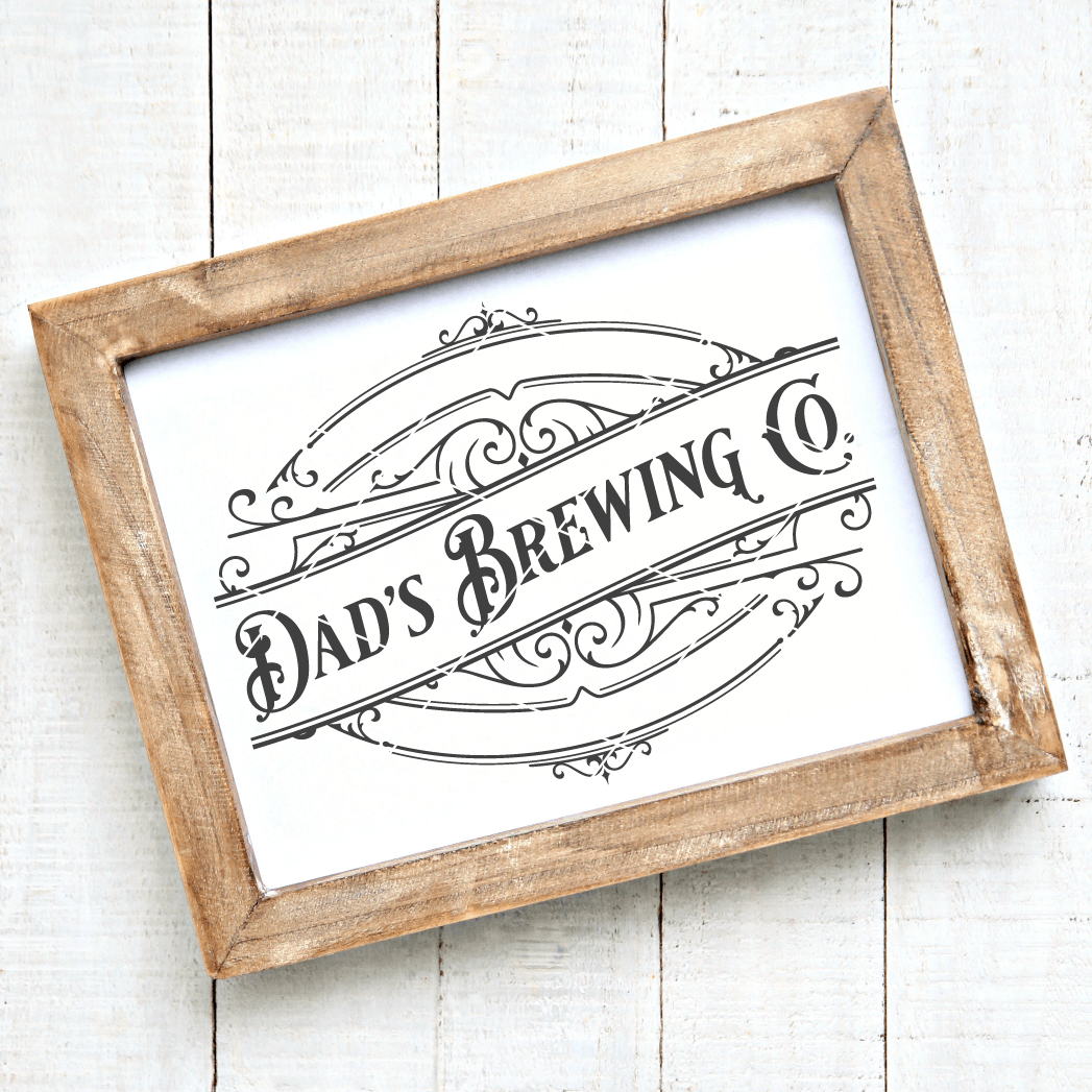 Download Dad's Brewing Co Vintage SVG File for Fathers - Board & Batten Design Co.