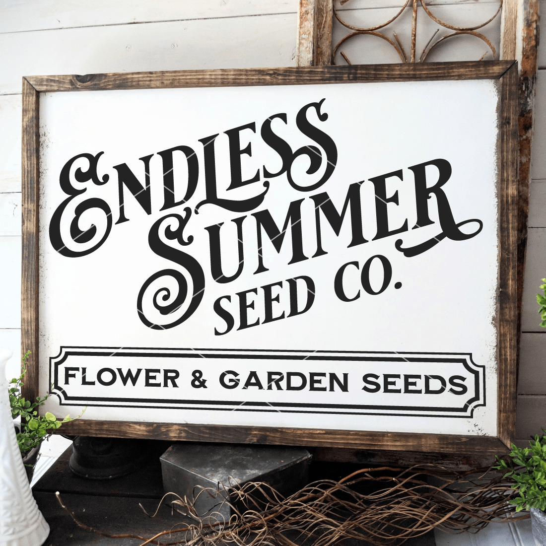 Endless Summer Seed Company Svg File For Gardeners Board Batten Design Co