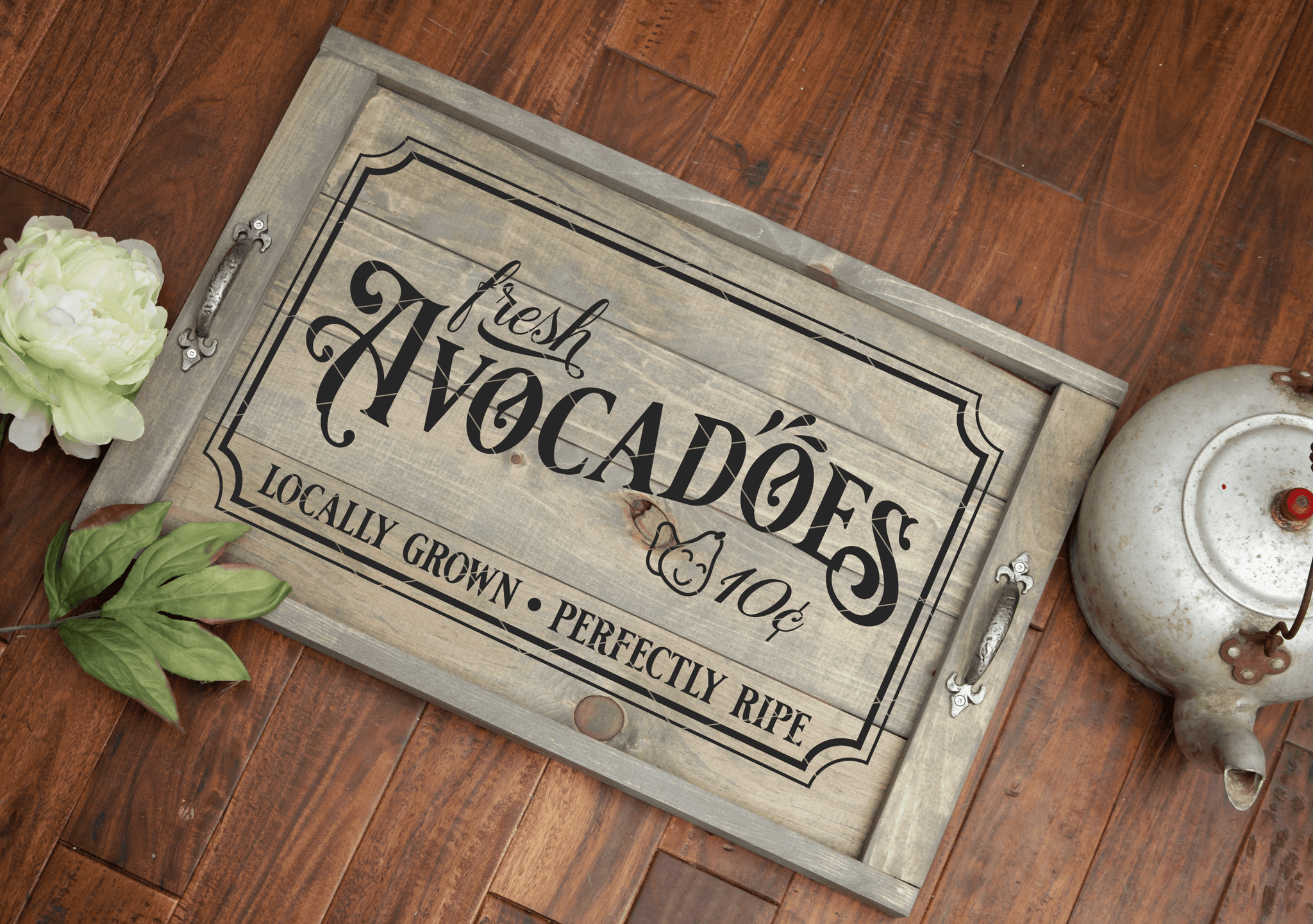 Download Fresh Avocadoes Vintage Sign Svg File Board Batten Design Co