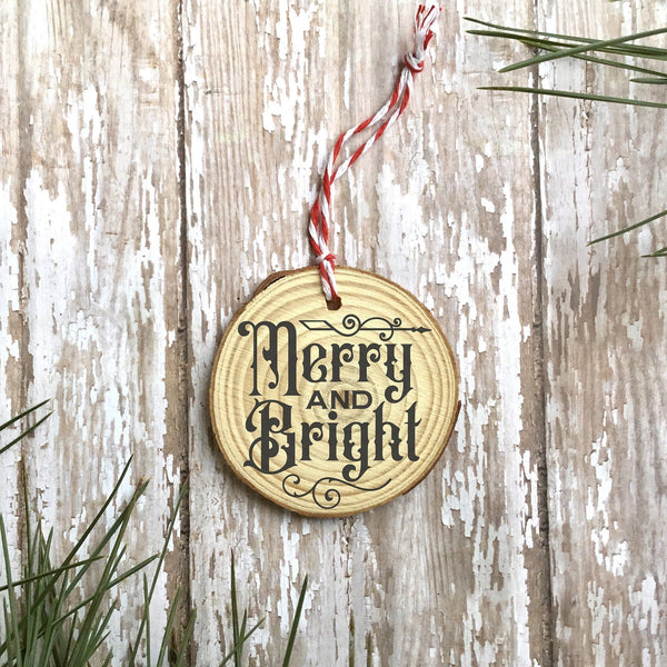 Gothic Christmas Ornament SVG File - Merry and Bright – Board & Batten ...