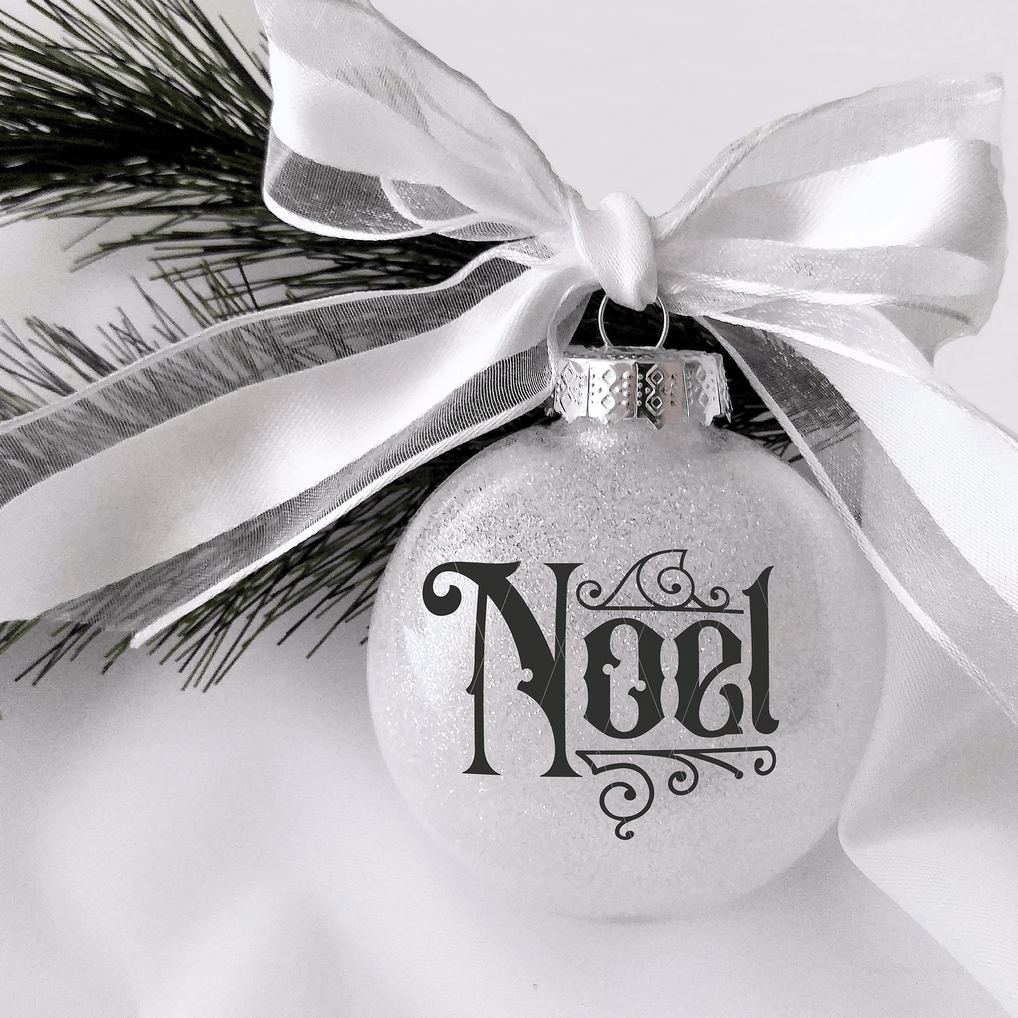 Download Gothic Christmas Ornament Svg File Noel Board Batten Design Co