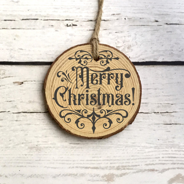 Gothic Christmas Ornament SVG File - Merry Christmas ...