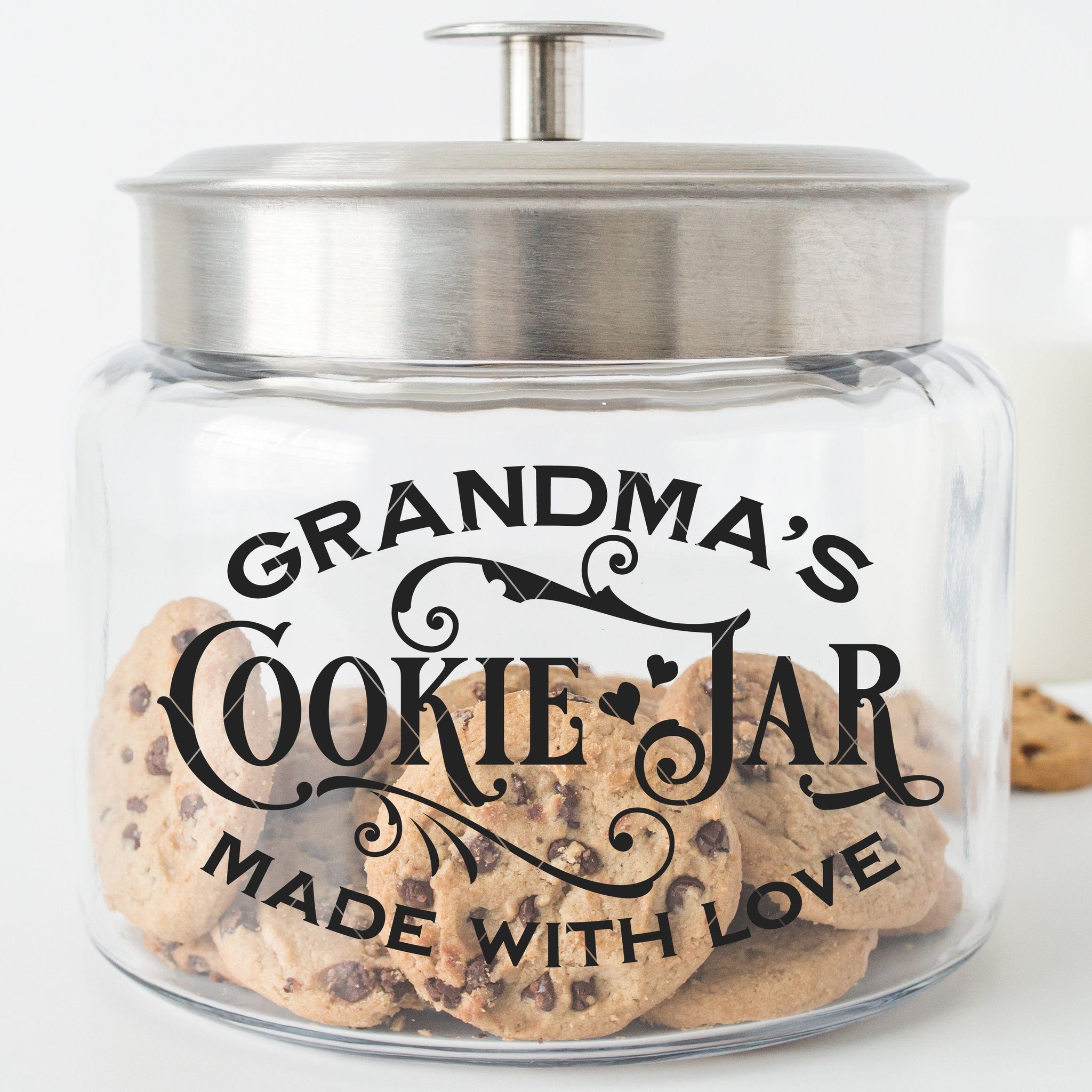 Cookie Jar SVG File With Name Variations - Board & Batten ...