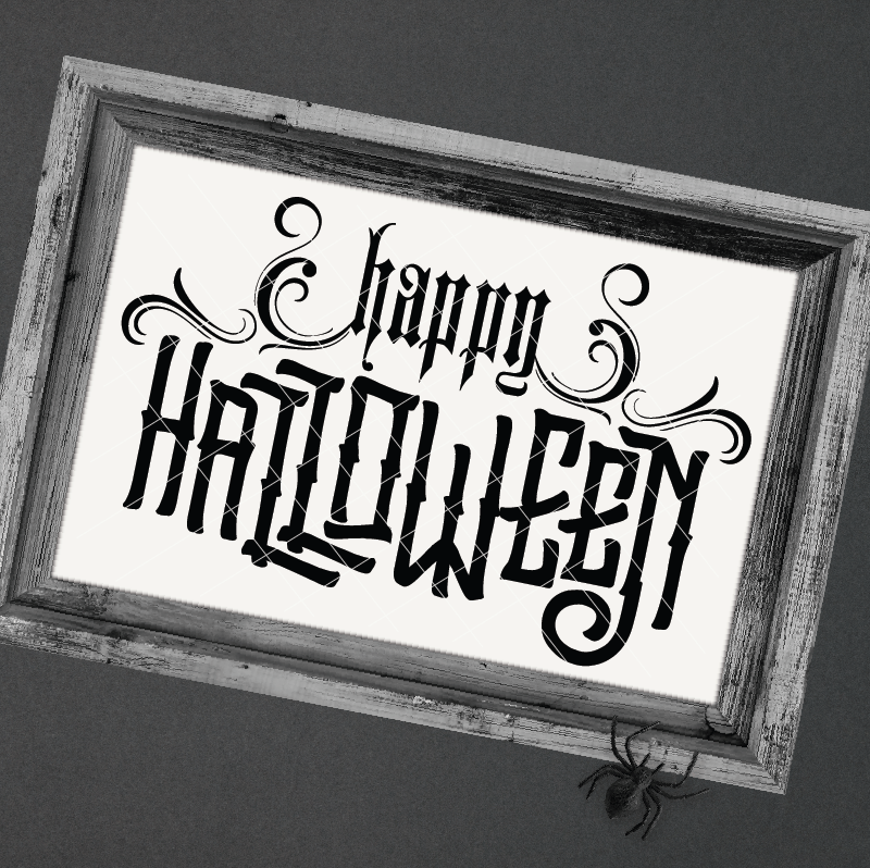 Download Happy Halloween 3 SVG File - Board & Batten Design Co.