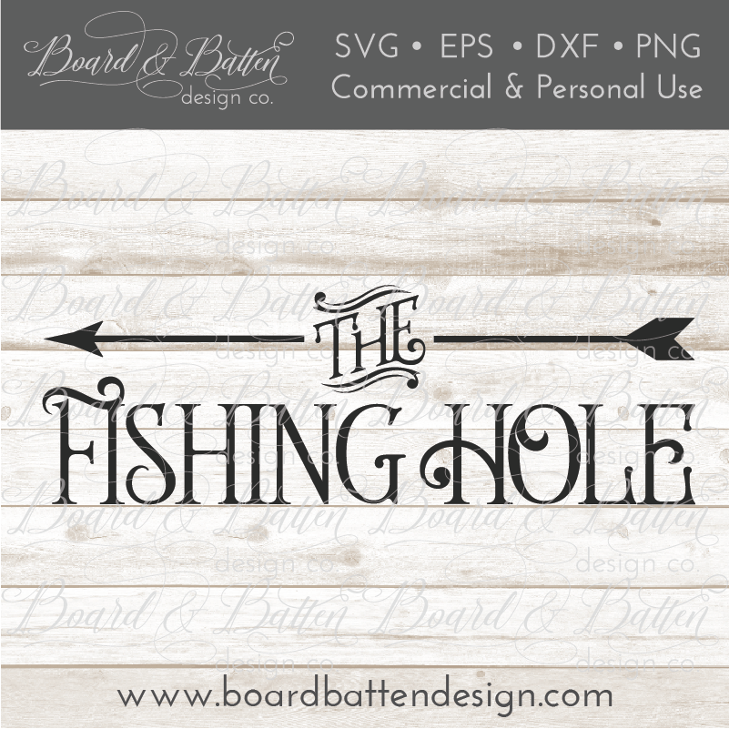 Download The Fishing Hole Svg File Board Batten Design Co