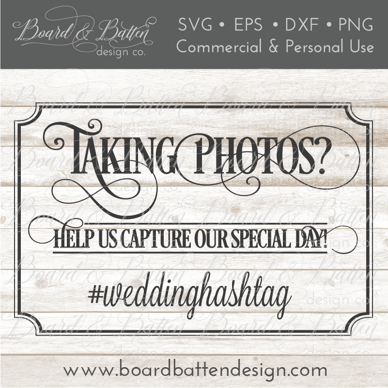 Free Free 350 Wedding Hashtag Sign Svg SVG PNG EPS DXF File