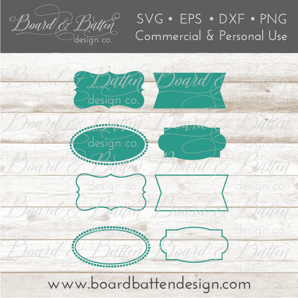 Vintage Farmhouse Style Canister Label SVG Set – Board & Batten Design Co.