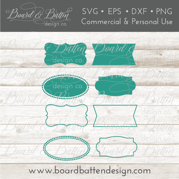 Download Vintage Farmhouse Style Canister Label SVG Set - Board ...