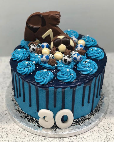 30th-birthday-football-cake-using-maple-chocolates