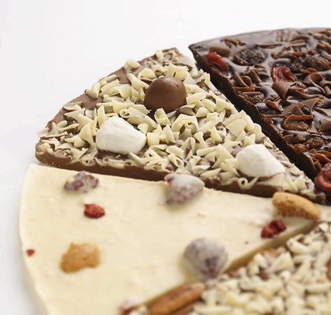 Chocolate Pizza & Chocolate Gifts - Milk & Dark Chocolate